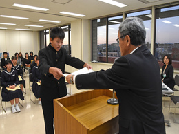 写真：教育長受賞者のみなさん