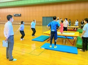  親子ふれあい体育教室見学