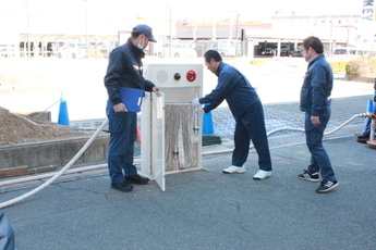 防災研修会　VR消火体験